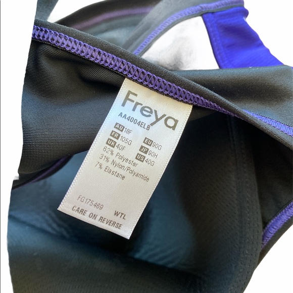 Freya Epic Underwire Crop Top Sports Bra 40G NWT - Picture 6 of 8